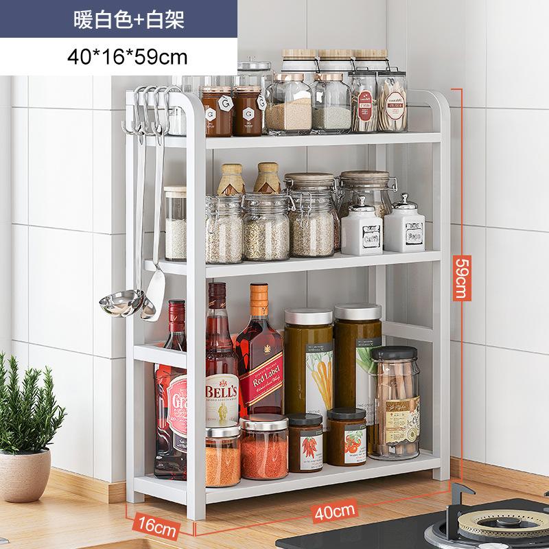 Mensola per condimenti da cucina, mensola portaoggetti da tavolo, bottiglia per salsa di soia, condimento, sale, mensola per salsa di soia e aceto