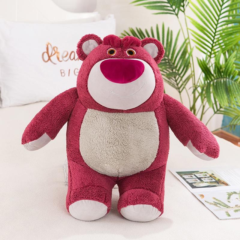 Novedad Peluche Oso Fresa Oso de Peluche Esponjoso Juguete Para Niños