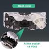 A/C Heater Climate Control Pannel Air Condition Module for Nissan Tiida Sylphy Livina NV200 Geniss 2007-2017 27510-ED50A 14p