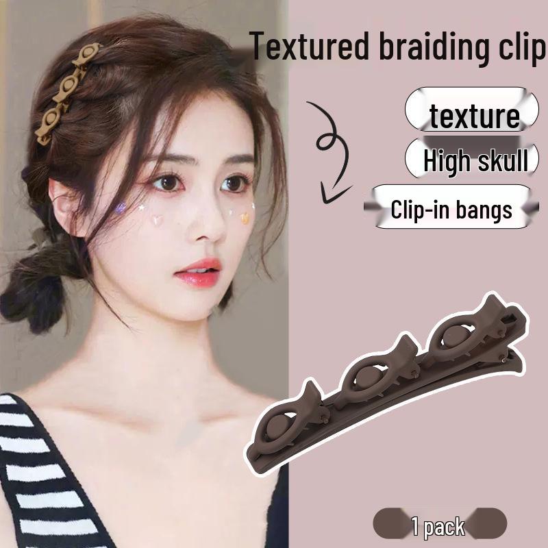 

Maillard Braid Frizzy Hair Duckbill Clip for Women - Advanced Princess Style Hairpin