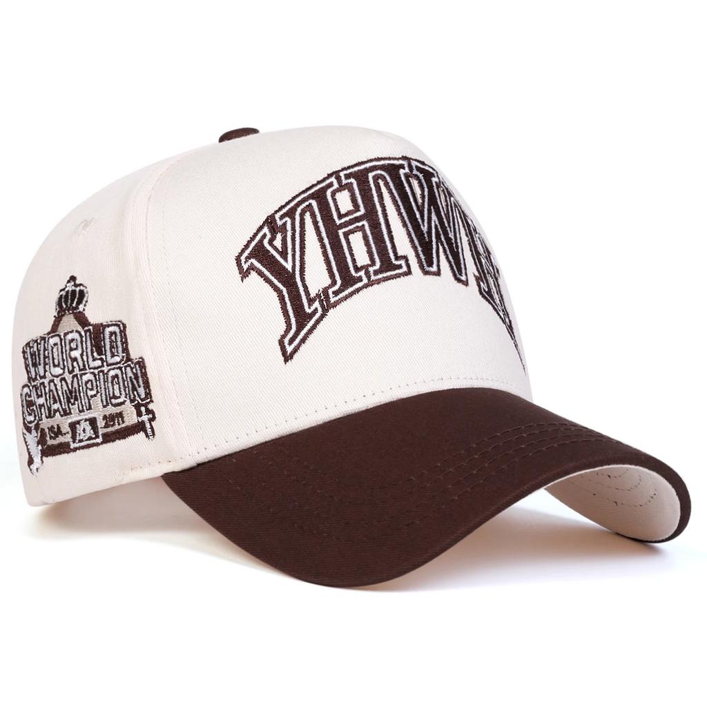 Baseball Stitching Stitched Embroidered Alphabet Yhwh Neutral Gender Women  Men For Caps Adjustable Casual Hats Spring And Autumn Outdoor Sunscreen