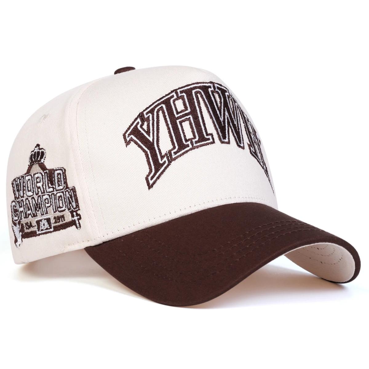 

Unisex Yhwh Letter Embroidery Baseball Caps Spring Autumn Outdoor Adjustable Casual Hats Dad Hat Sunscreen Hat