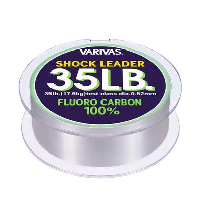 MORRIS Shock Leader Varibus Fluorocarbon 30m 10 35lb Natural No.