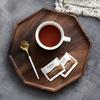Wooden Tea Tray Acacia Wood Plate Serving Tray Large Appetizer Fruit Snack Food Plate Coffee Dishes Serving Platter Tableware