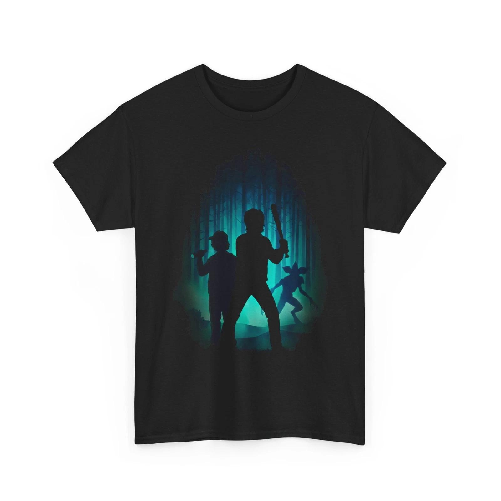 T-shirt Steve & Dustin in UpsideDown by Stranger Things 100% cotton S-XL+ unisex M