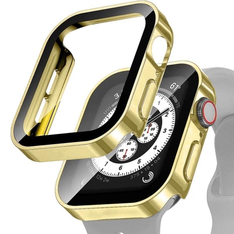 Waterproof Case for Apple Watch 7 8 9 45mm 41mm Screen Protector Glass+Cover iWatch 11 10 42mm 46mm 5 SE 6 44mm 40mm Accessories