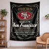San Francisco 49ers Tapestry wall decor—perfect for bedrooms living rooms and dorm rooms Easy to install it enhances your space and creates a warm  co
