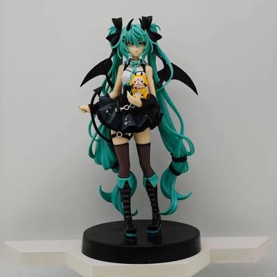 Figurine Action Poupée Miku Hatsune Petit Diable Ko Jouet Tendance Châssis Mignon Statue Ornement de Bureau Modèle Otaku Cadeau d'Halloween