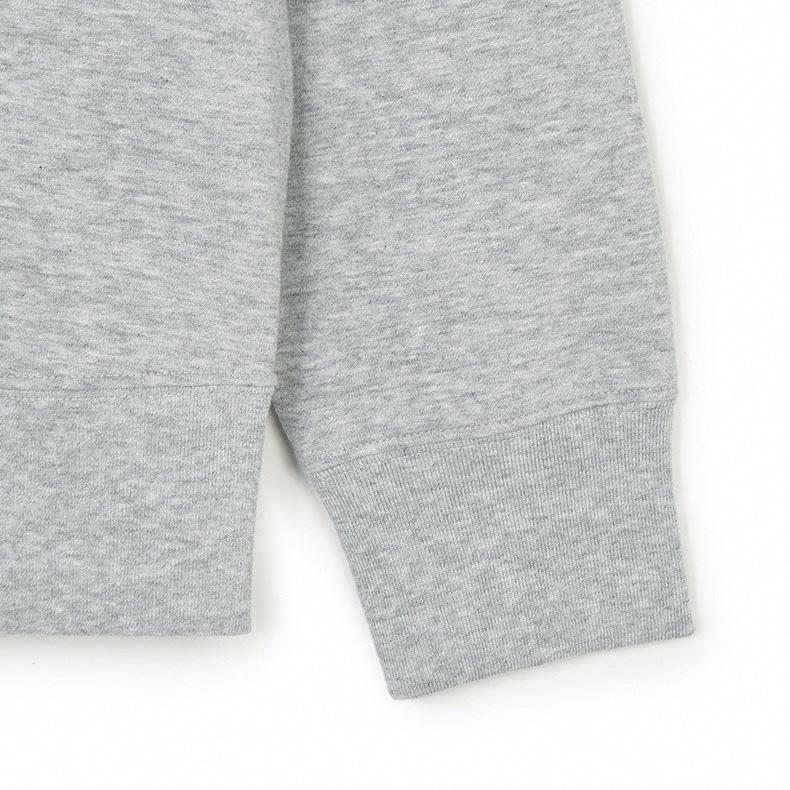 Felpa MLB Chicago White Sox Mezza Zip Liscia con Collo Rialzato Unisex Grigio Melange 3AMTB0241-44MGS