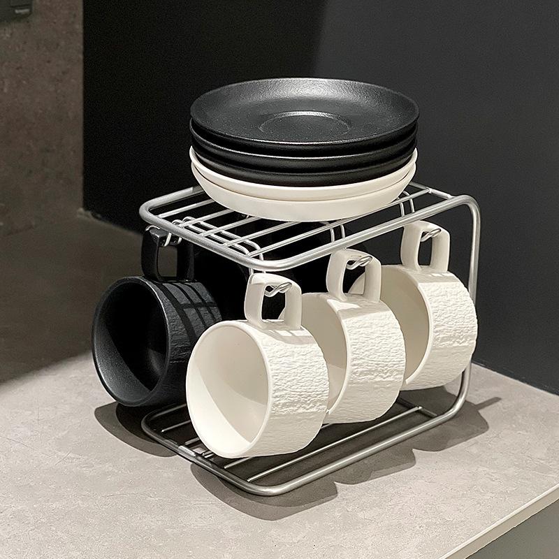 

Легкий роскошный набор кофейных чашек с каменным узором, керамическая кружка, креативная чашка для послеобеденного чая, латте, молока, кофе, современный набор для домашних напитков 175ml