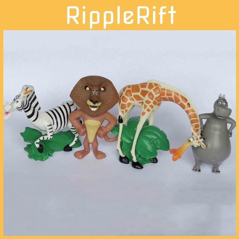 Decora Con Action Figure del Film Madagascar Bambole Fedeli ai Personaggi Per Ornamento Materiale Pvc Sicuro