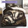 Cartoon Pattern Bedding Quilt Set Quilt Cover Pillowcase Home Decoration Birthday Gift (1 * Duvet Cover + 2 * Pillowcase, Without Core)