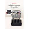 3 Layer Nail Polish Storage Bag Cosmetic Bag Portable Handbag for Women Travel Essential Oil Bag Nail Care Tool Storage Box