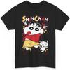 Kleurpotlood Anime Shin-chan T-shirt Merchandise Casual Kortmouwig Shirt Tee