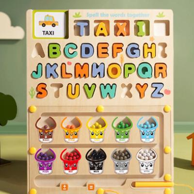 Color and Letter Maze Kids Cognitive Training Toy for Children Birthday Gift