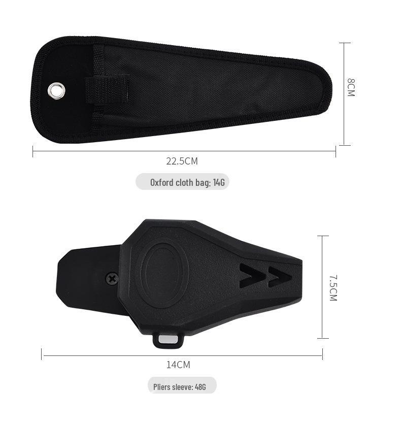 Pinze da Pesca Multifunzione: Rivestito in Teflon, Resistente alla Corrosione, Rimuovi Amo, Taglia Filo, Controllo Pesce, Pinze per Esche.