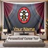 Custom Name Text Tapestry Brentford Football Personalized Polyester Wall Tapestry For Bedroom And Room