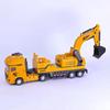 1PCS Truck 1:50 Simulated Alloy Engineering Dump Truck Model Excavator Mixer Toys Children's Engineering Truck Gift Holiday Gift