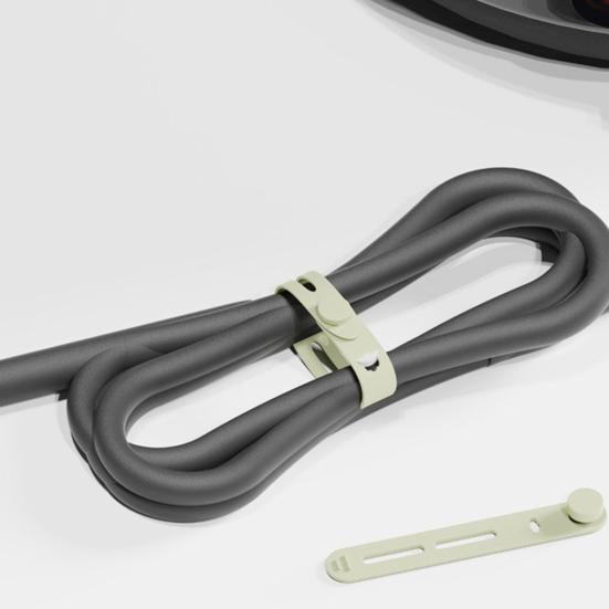 30Pcs Cable Processor Labeling Kit Waterproof Ties with Tag Stickers Lightweight Cord Organizers Travel Cable Tie Kit