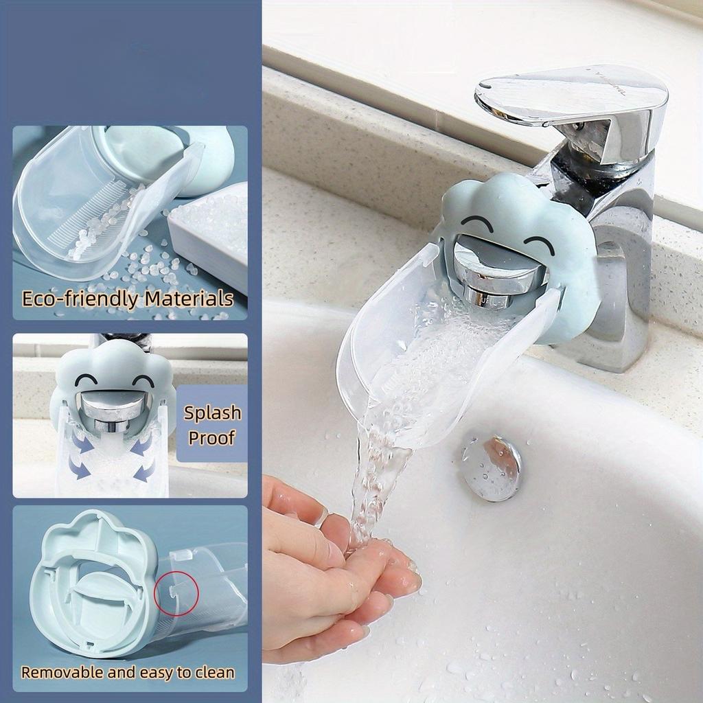 Classic Adjustable Faucet Extender for Kitchen & Bathroom - Easy Install, Water-Saving Design for Home Comfort & Efficiency