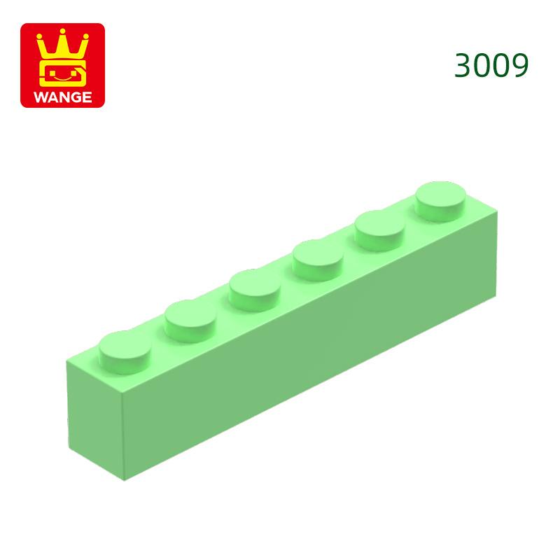 Non-Toxic 42 Pcs/Lot 3009 1X6 Dots High Basic Building Blocks Accessories Compatible With Bricks Diy Children Toys Assembly Gift Box