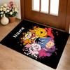 Custom Name Winnie Pooh Party Living Room Non-Slip Area Rug Soft Carpet for Bedroom Kids Playroom Sofa Office Home Decor Doormat