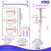 Adjustable BJD Doll Stand with Cotton Support
