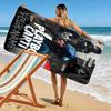 Name Custom Carti Print Beach Towel, Large Soft Quick Dry Towel for Beach Camping Swimming