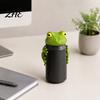 3D Printed Can Topper Reusable Animal Soda Lids for 375ml Standard Cans, Frog Dinosaur Lid Cover Shark Beverage Toppers Dust Protection And