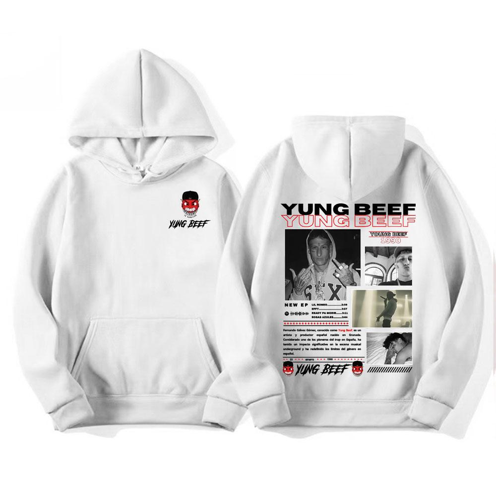 Rapper Yung Beef Album Hoodies Men's Clothing Fleece Long Sleeve Pullovers Hoodie Fashion Sweatshirt