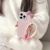 3D Strass Schleife Litschi Muster Weiche Handyhülle Für iPhone 11 12 13 14 15 16 Pro Max Plus 16E X XS XR Mit Lanyard Seil Hülle