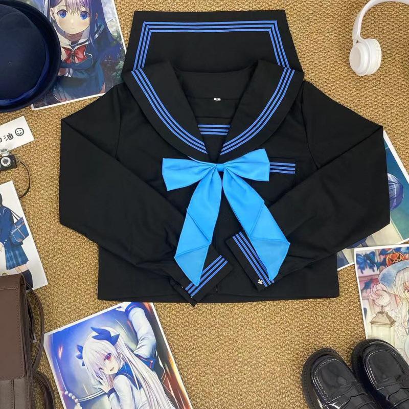 Authentic Japanese Blue Sailor Uniform - Bad Girl Academy Style (Women's Intermediate Set)