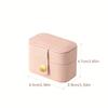 Travel Jewelry Ring Case,Small Jewelry Ring Box,Ring Holder,Mini Travel Jewelry Case Portable Ring Storage Case for Travel