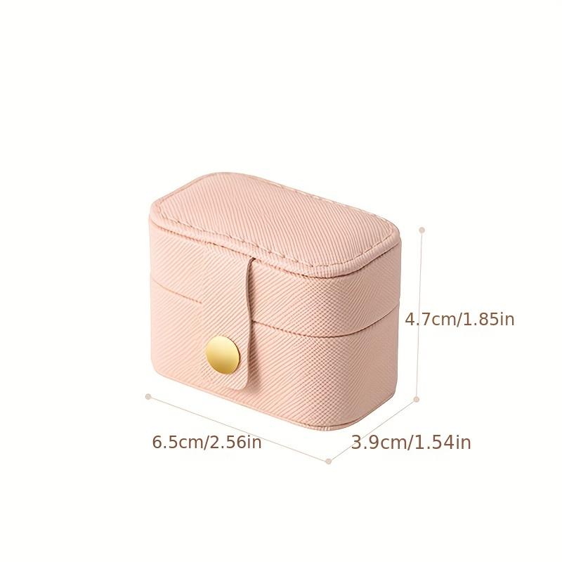 Travel Jewelry Ring Case,Small Jewelry Ring Box,Ring Holder,Mini Travel Jewelry Case Portable Ring Storage Case for Travel