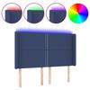 VidaXL LED Headboard Bedroom Furniture Double Bed Accessory Head of Bed Frame Interior Blue 3123912