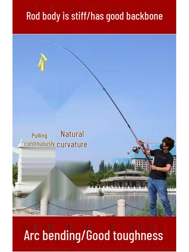 Wędzisko do wędkarstwa morskiego z włókna węglowego do dalekich rzutów - Twardy i wytrzymały sprzęt wędkarski