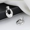 Elegant 18K Gold Stud Earrings with Modern Luxury Design