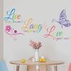 Wall Sticker Colorful DIY Decal Wallpaper Self Adhesive Removable Household Living Room TV Background Decoration