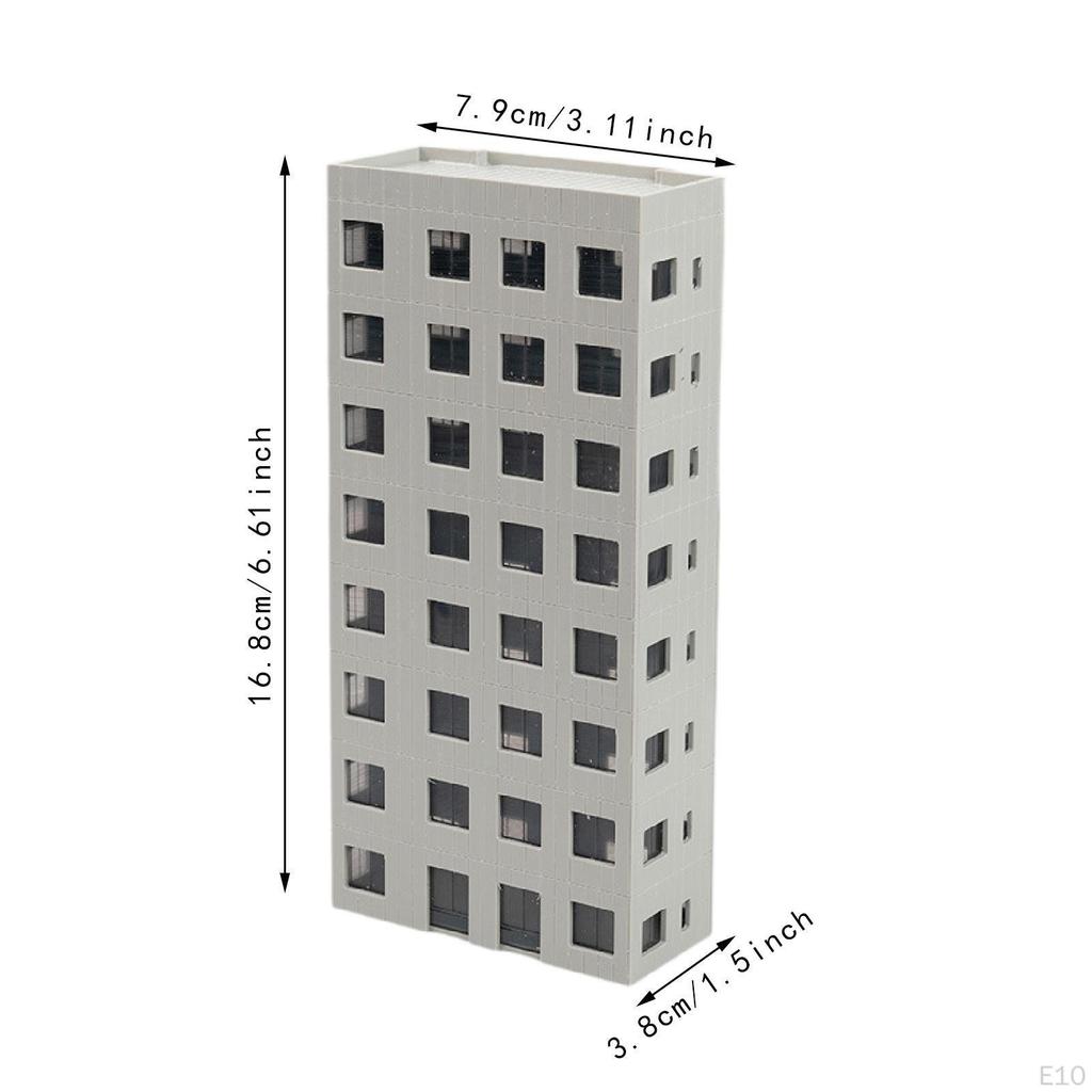Model of Railway Buildings, Stage Layout, Realistic DIY, 1/150 Gauge for Diorama Landscape, Garden