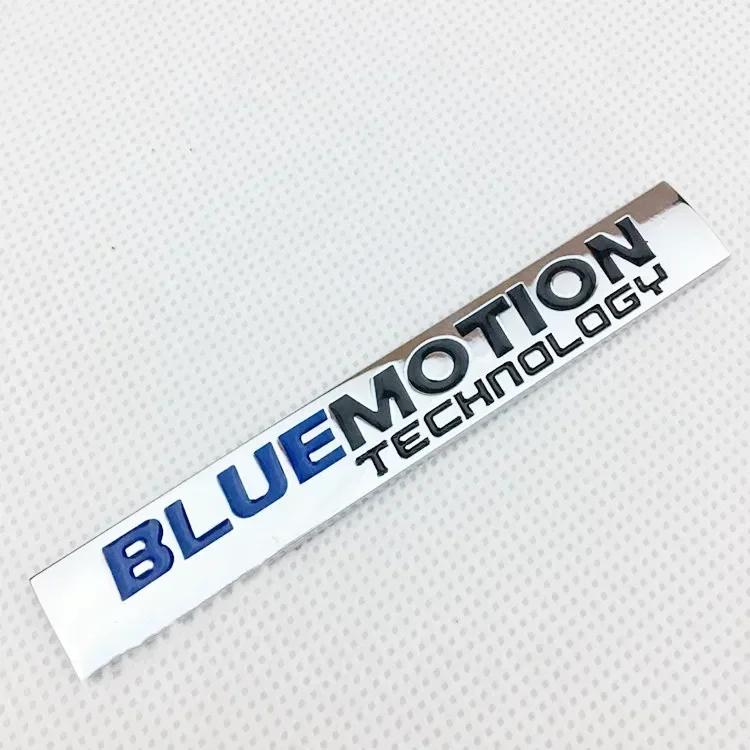 AABLF1 3D Metal Car Trunk Grill Badge Bluemotion Emblem Stickers For VW Passat B8 Polo Golf 6 7 Logo Bluemotion Volkswagen Accessories
