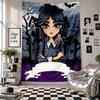 Wall TapestryWednesday Art Hanging Cloth Decorative Background Cover for Room Decoration