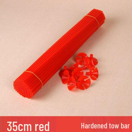 Red Balloon Support Rod for Storefront and Party Decorations