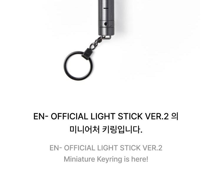 ENHYPEN Oficjalny brelok Light Stick Ver.2