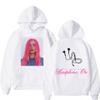 Addison Rae Cuffie Felpa Grafica alla Moda Uomo Donna Felpe di Alta Qualità Manica Lunga Spessa Casual Abbigliamento Sportivo Streetwear