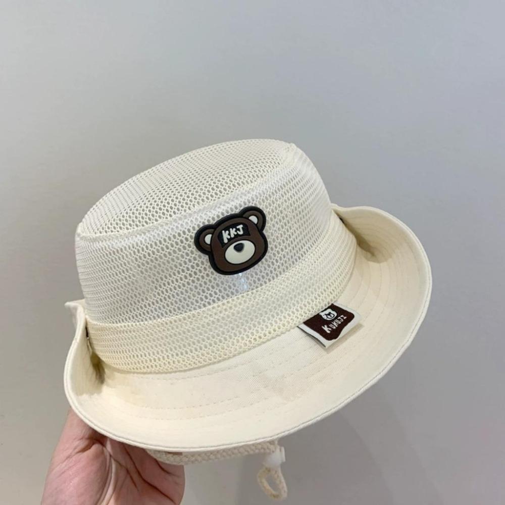 Lightweight Toddler Bucket Hat Mesh Fisherman Cap Casual Sunscreen Hat Summer