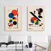 Modernes minimalistisches Bauhaus geometrische Linien Poster abstrakte Bouquet Drucke Leinwandgemälde Wandkunst Bild Wohnzimmer Heimdekor