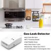 CO and Gas LCD Gas Detector, Home Natural Gas/Methane/Propane/CO Alarm, Leak Sensor Detector with Voice Promp and LED Display