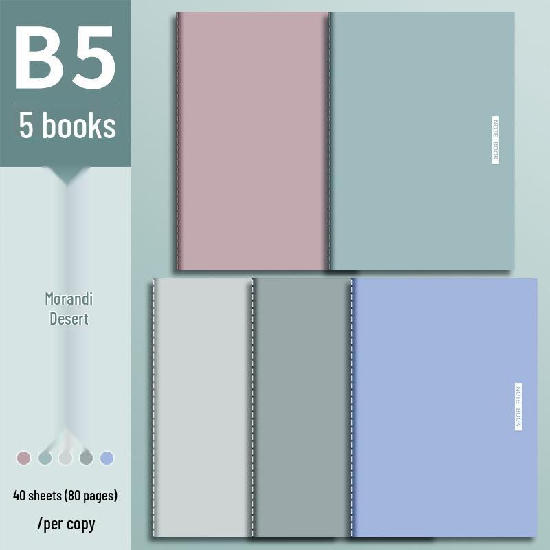 Neues großes Softcover-Notizbuch für Schüler - Mittelstufe bis Hochschulprüfungen