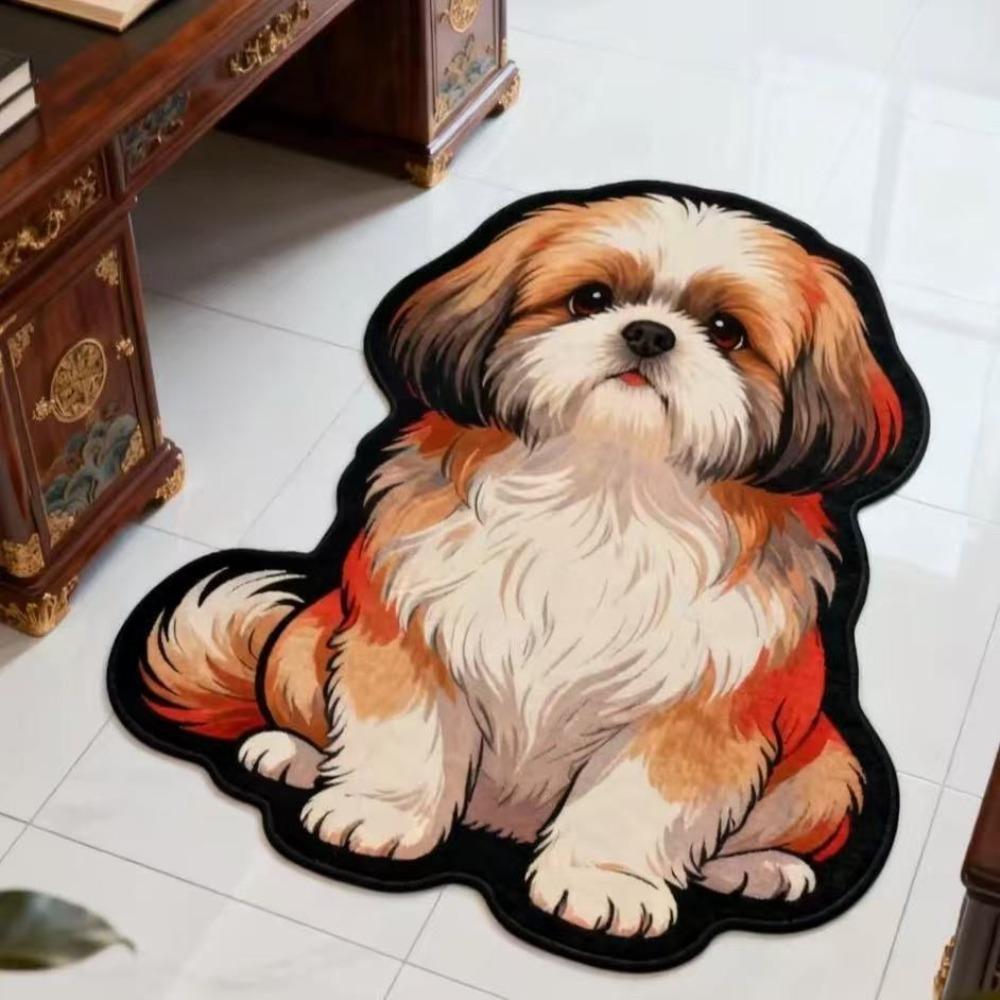 Non-slip Animal Doormat Special-shaped Room Floor Rug New Cat Dog Carpet  Bedroom Living Room Decor