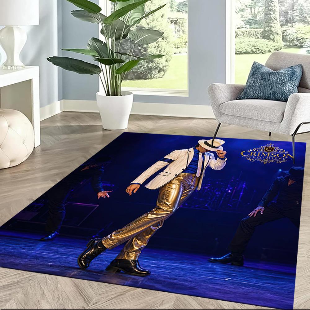 Michael Jackson 102 Floor Mat Suitable for Study room Dormitory Living Rooms Game Room Antislip Carpet Decorate Offices Perfect Gift for Women/Men
